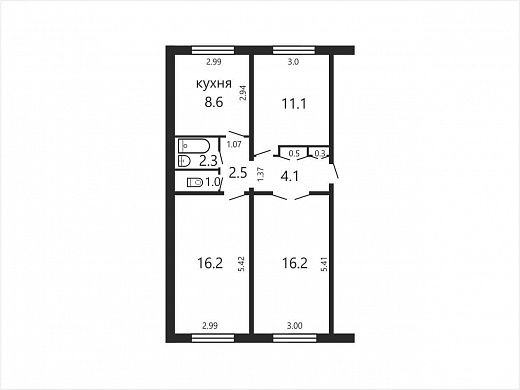 Продажа трехкомнатной квартиры, Марьина Горка, Новая заря ул., 16