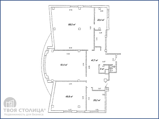 Офис в аренду, Минск, Мележа ул., 5, к. 2 - фото 1 