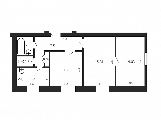 Продажа трехкомнатной квартиры, Минск, Строителей ул., 5 - фото 1 