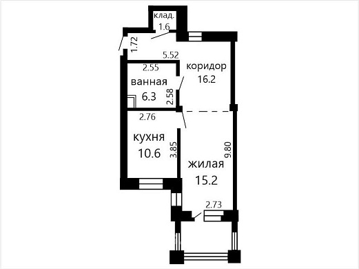 Продажа однокомнатной квартиры, Минск, Макаенка ул., 15, к. В