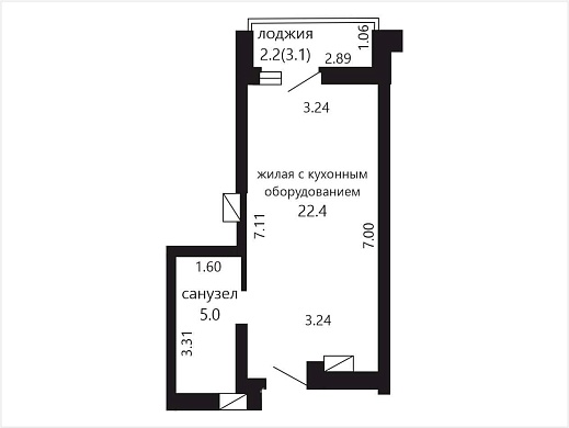 Продажа однокомнатной квартиры, Минск, Белградская ул., 11