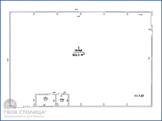 Склад в аренду, Семково, Центральная ул., 3, к. б - фото 1 