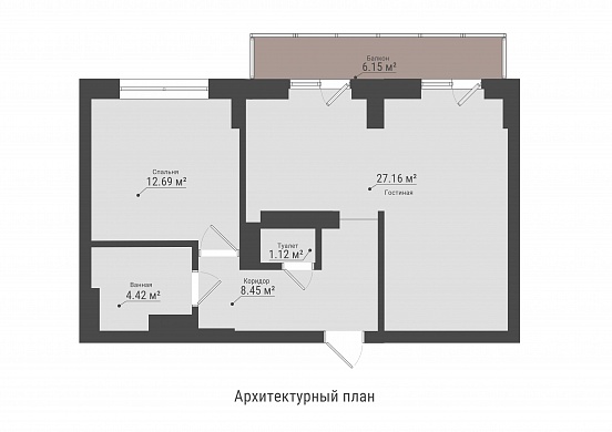 Продажа двухкомнатной квартиры, Минск, Аэродромная ул., 32 - фото 1 
