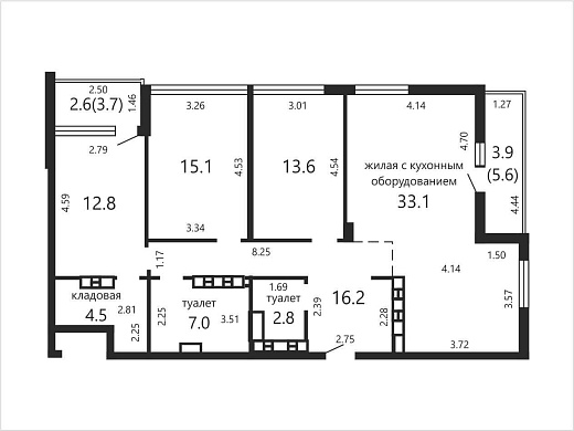 Продажа четырехкомнатной квартиры, Минск, Толбухина ул., 9, к. А