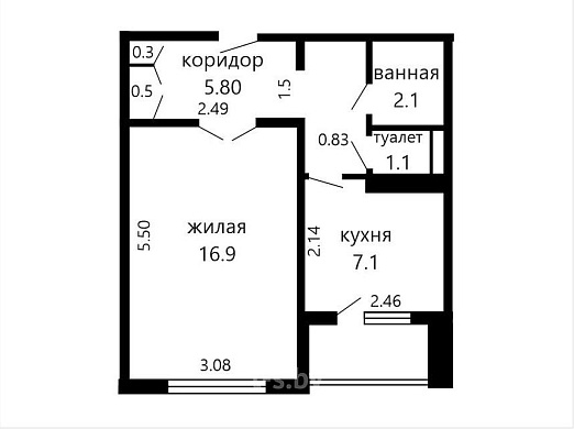 Продажа однокомнатной квартиры, Минск, Ротмистрова ул., 46