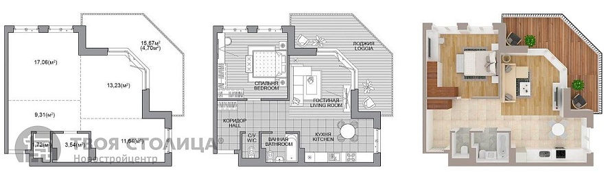 Продажа трехкомнатной квартиры, Минск, Савицкого ул., 28, к. 3