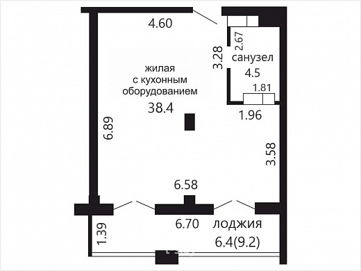 Продажа однокомнатной квартиры, Минск, Туровского ул., 14 - фото 1 