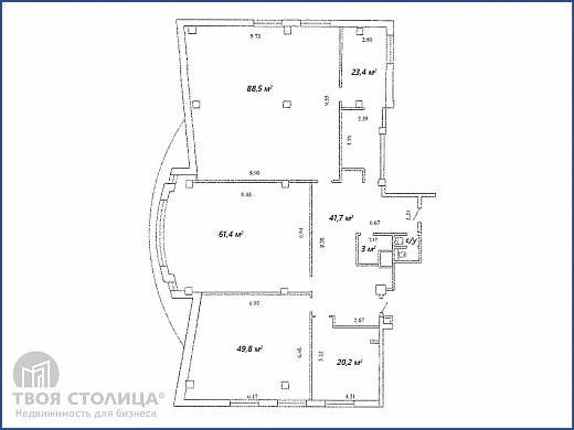 Офис на  продажу, Минск, Мележа ул., 5, к. 2 - фото 1 