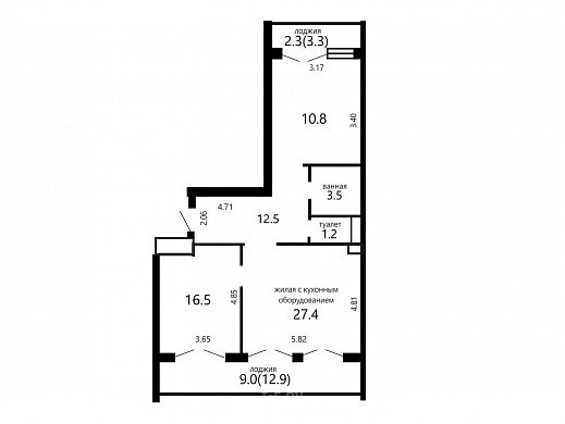 Продажа трехкомнатной квартиры, Минск, Независимости просп., 88