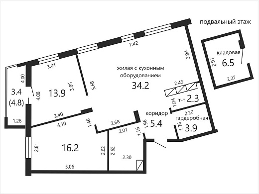 Продажа трехкомнатной квартиры, Минск, Нововиленская ул., 51