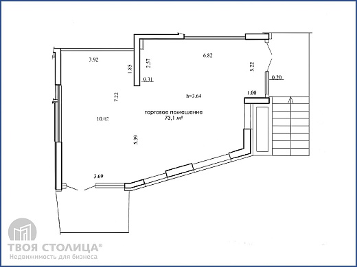 Торговые площади в аренду, Минск, Жореса Алферова ул., 11 - фото 1 