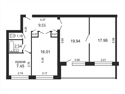 Продажа трехкомнатной квартиры, Минск, Коласа ул., 67