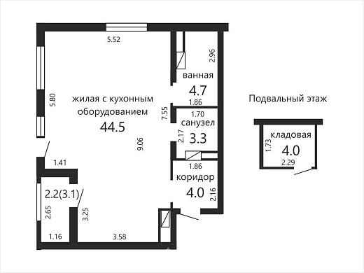 Продажа двухкомнатной квартиры, Минск, Виталия Цвирко ул., 78