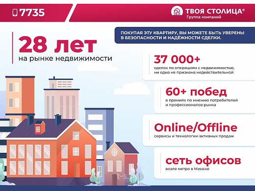 Продажа трехкомнатной квартиры, Минск, Сурганова ул., 86 - фото 27 