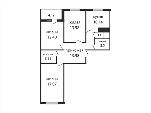 Продажа трехкомнатной квартиры, Прилуки, Мира ул., 34