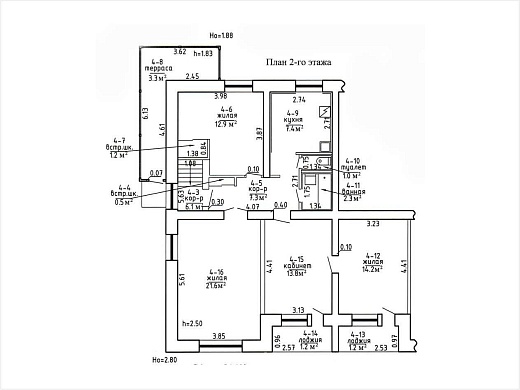 Продажа четырехкомнатной квартиры, Юбилейный, Коммунальная ул., 1, к. А - фото 2 