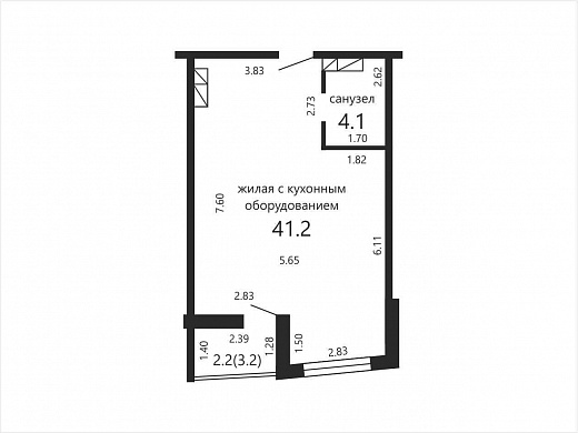 Продажа двухкомнатной квартиры, Минск, Игоря Лученка ул., 24