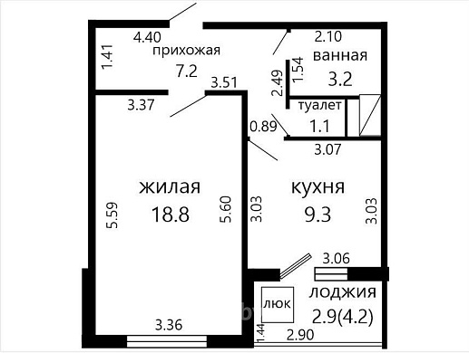 Продажа однокомнатной квартиры, Минск, Корзюки ул., 30