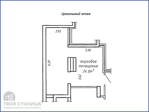 Торговые площади на  продажу, Минск, Туровского ул., 16 - фото 2 