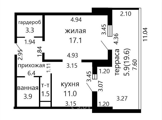 Продажа однокомнатной квартиры, Копище, Пилотная ул., 16