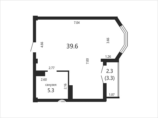 Продажа однокомнатной квартиры, Минск, Стадионная ул., 9