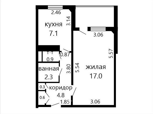 Продажа однокомнатной квартиры, Минск, Шугаева ул., 3, к. 2