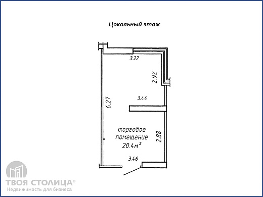 Торговые площади на  продажу, Минск, Туровского ул., 16 - фото 1 