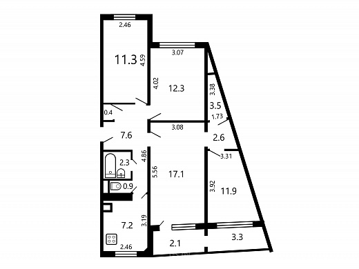 Продажа четырехкомнатной квартиры, Минск, Никифорова ул., 17