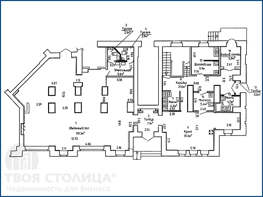 Торговые площади на  продажу, Минск, Свердлова ул., 22 - фото 2 