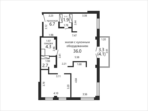 Продажа трехкомнатной квартиры, Минск, Дзержинского просп., 19