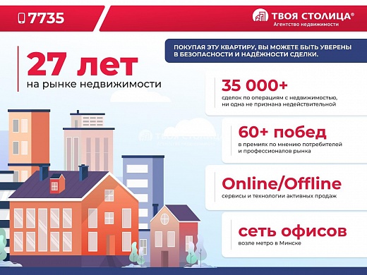 Продажа четырехкомнатной квартиры, Минск, Некрасова ул., 33 - фото 39 