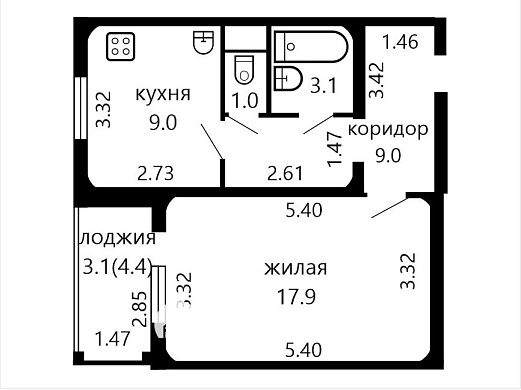 Продажа однокомнатной квартиры, Минск, Роменская ул., 5