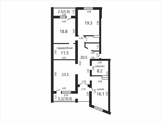 Продажа трехкомнатной квартиры, Минск, Тепличная ул., 1