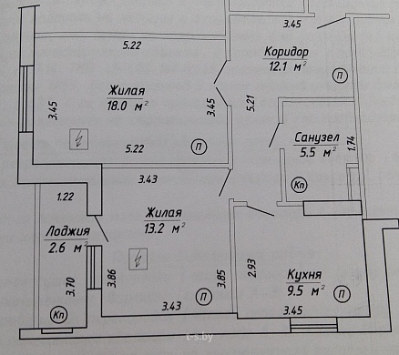 Сдаётся 2-комнатная квартира, Минск, Есенина ул., 83 - фото 24 