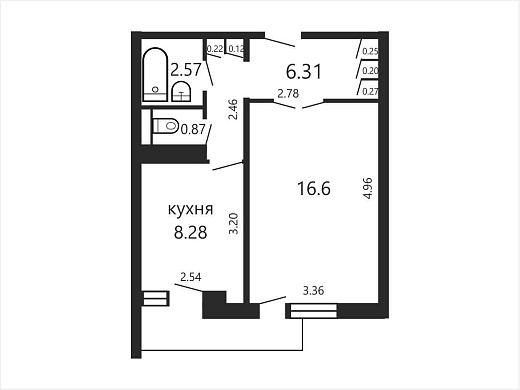 Продажа однокомнатной квартиры, Минск, Варвашени ул., 1