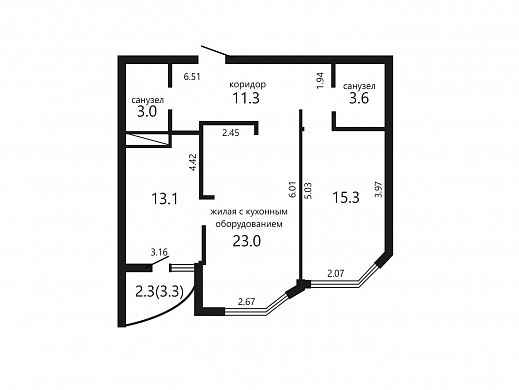 Продажа трехкомнатной квартиры, Минск, Корш-Саблина ул., 2