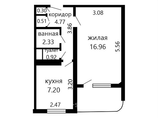 Продажа однокомнатной квартиры, Минск, Герасименко ул., 45