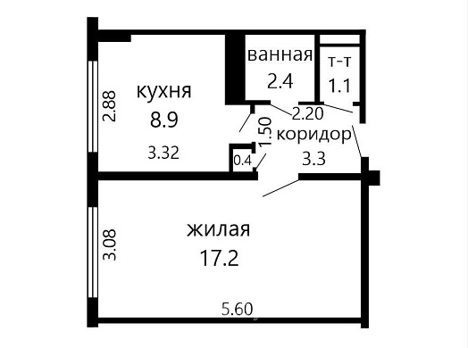 Продажа однокомнатной квартиры, Минск, Толбухина ул., 16