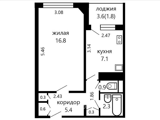 Продажа однокомнатной квартиры, Минск, Ротмистрова ул., 32