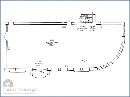 Торговые площади в аренду, Минск, Сурганова ул., 29 - фото 1 