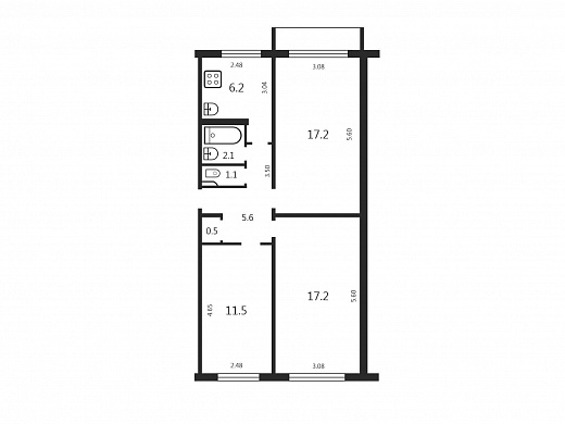 Продажа трехкомнатной квартиры, Минск, Рокоссовского просп., 129