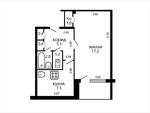 Продажа однокомнатной квартиры, Минск, Жудро ул., 37