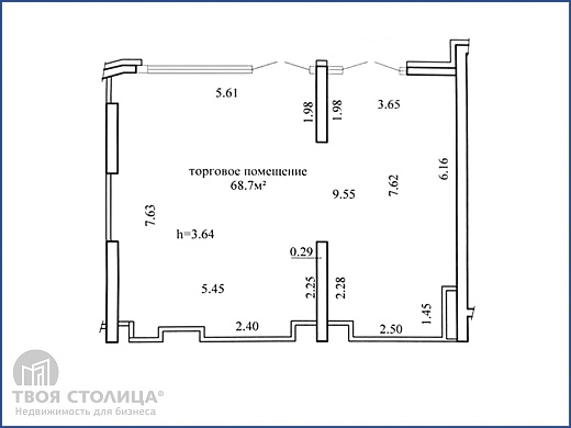 Торговые площади в аренду, Минск, Жореса Алфёрова, 11 - фото 1 