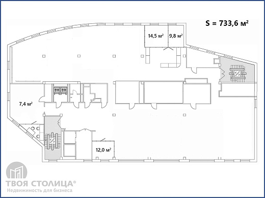 Офис в аренду, Минск, Платонова ул., 20, к. Б - фото 1 