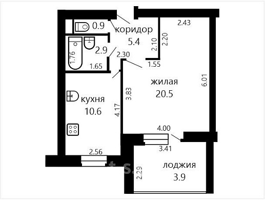 Продажа однокомнатной квартиры, Минск, Запорожская ул., 24, к. А