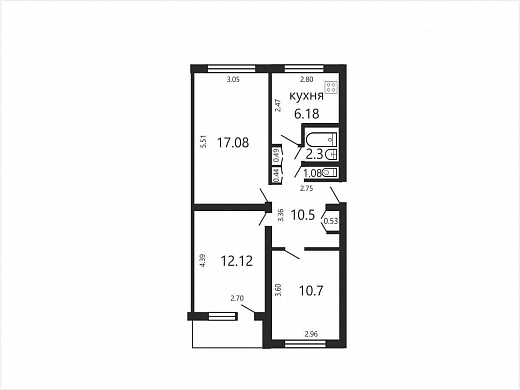 Продажа трехкомнатной квартиры, Минск, Захарова ул., 74