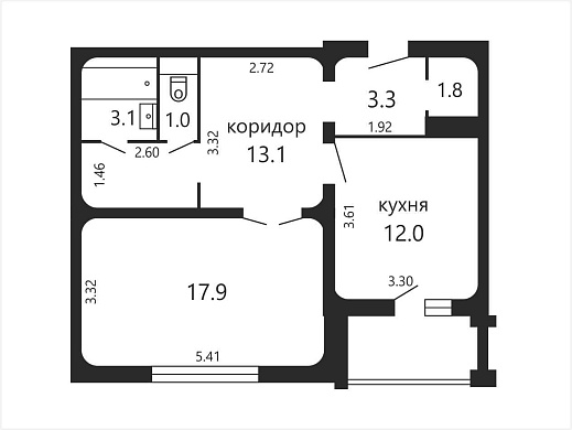 Продажа однокомнатной квартиры, Минск, Мазурова ул., 20