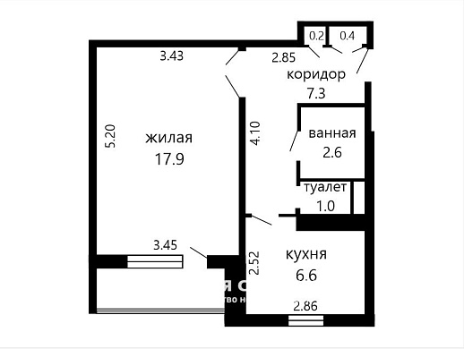 Продажа однокомнатной квартиры, Минск, Шафарнянская ул., 2, к. А