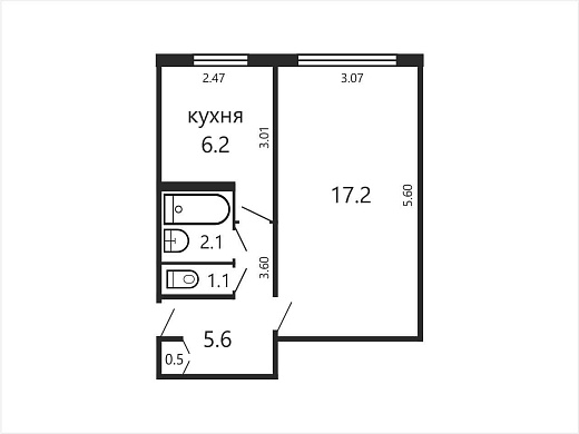 Продажа однокомнатной квартиры, Минск, Карастояновой ул., 13