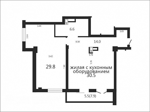 Продажа двухкомнатной квартиры, Минск, Тимирязева ул., 10